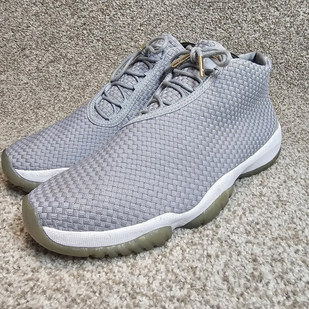 Nike Air Jordan Future Low Wolf Grey White 656503-004 Men's Size 8.5 With Box